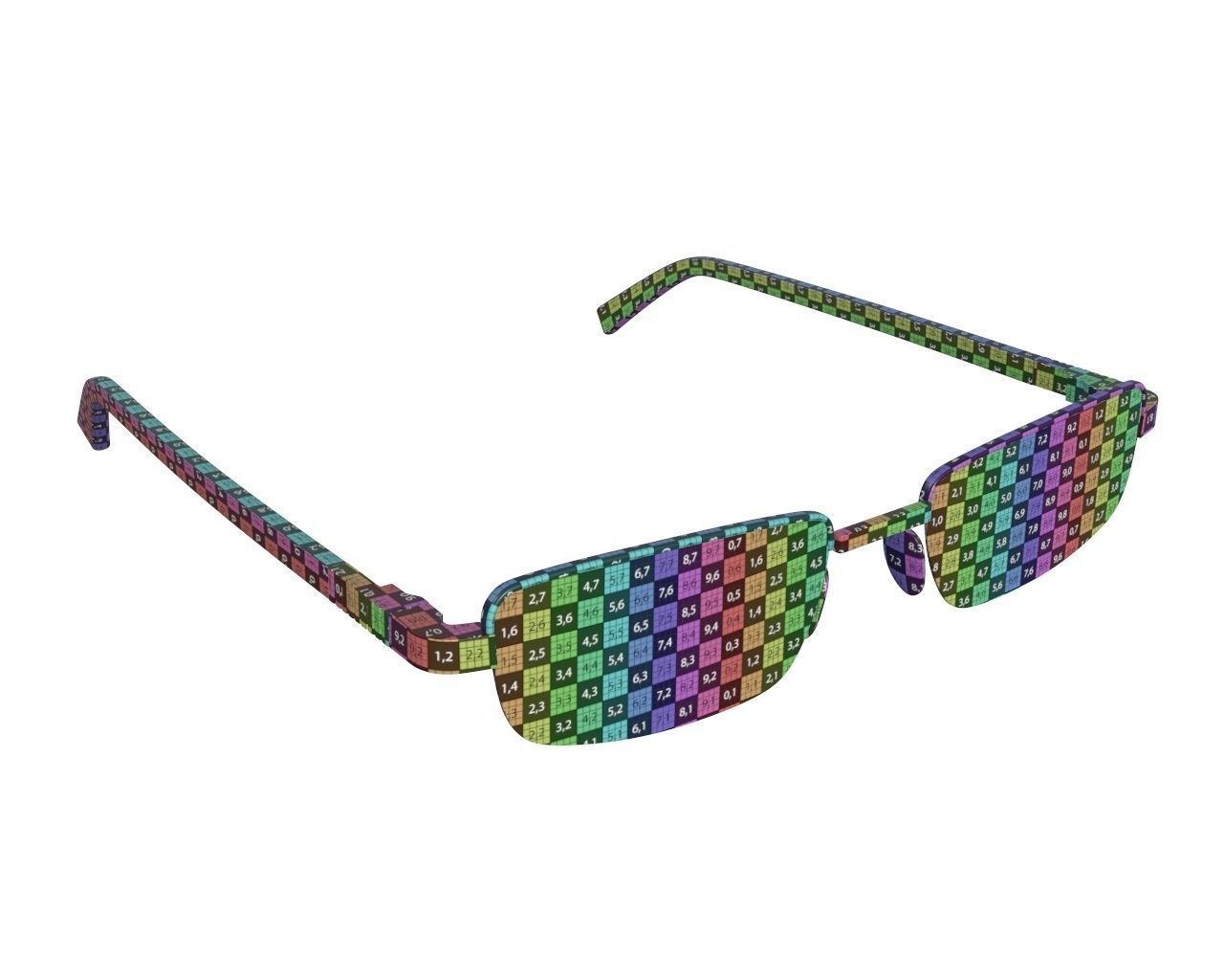 Reading glasses 02 3D model_9