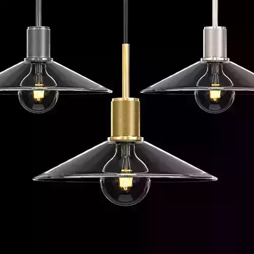 UTILITAIRE SLOPE GLASS SHADE PENDANT