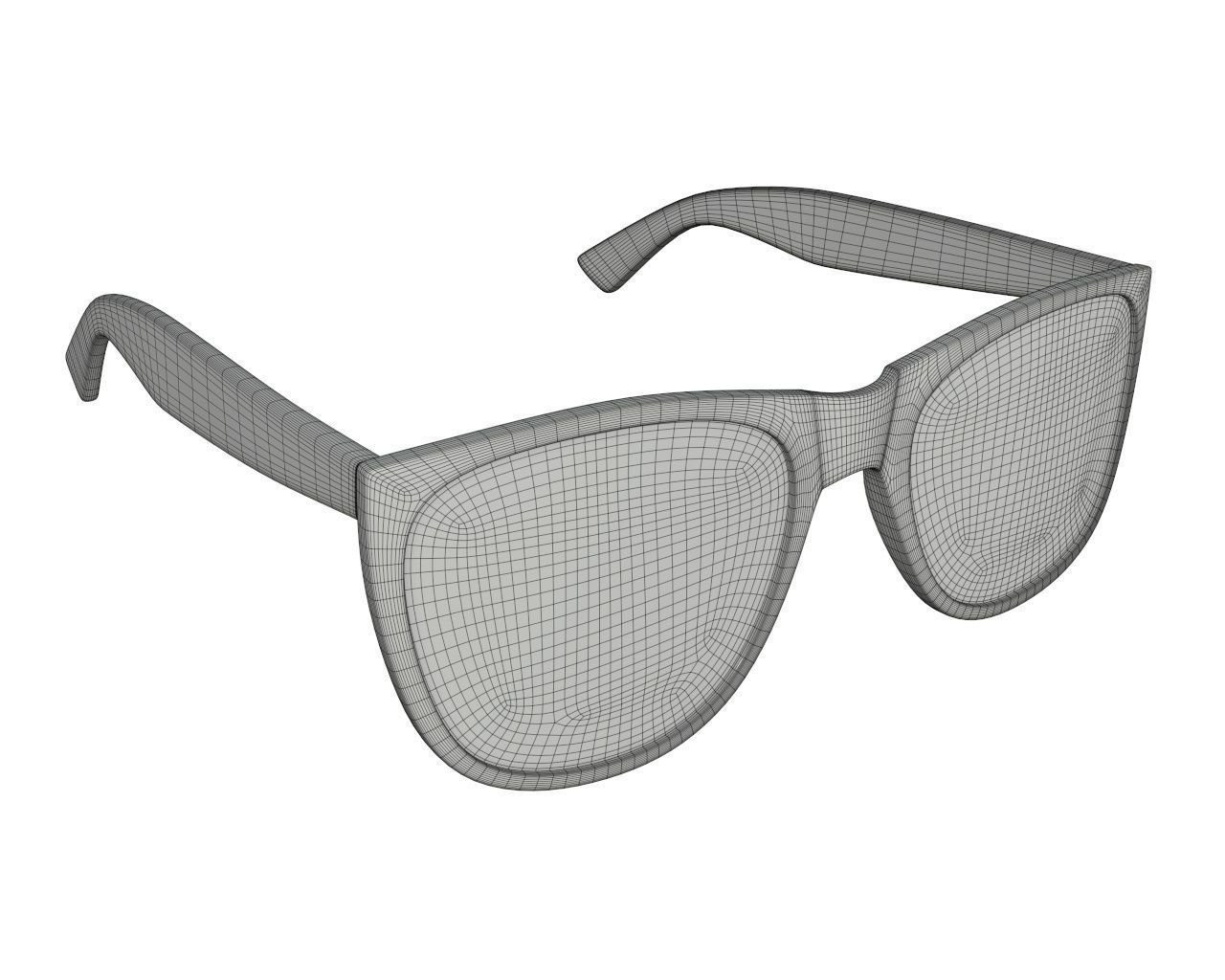 Sun glasses 02 3D model_5
