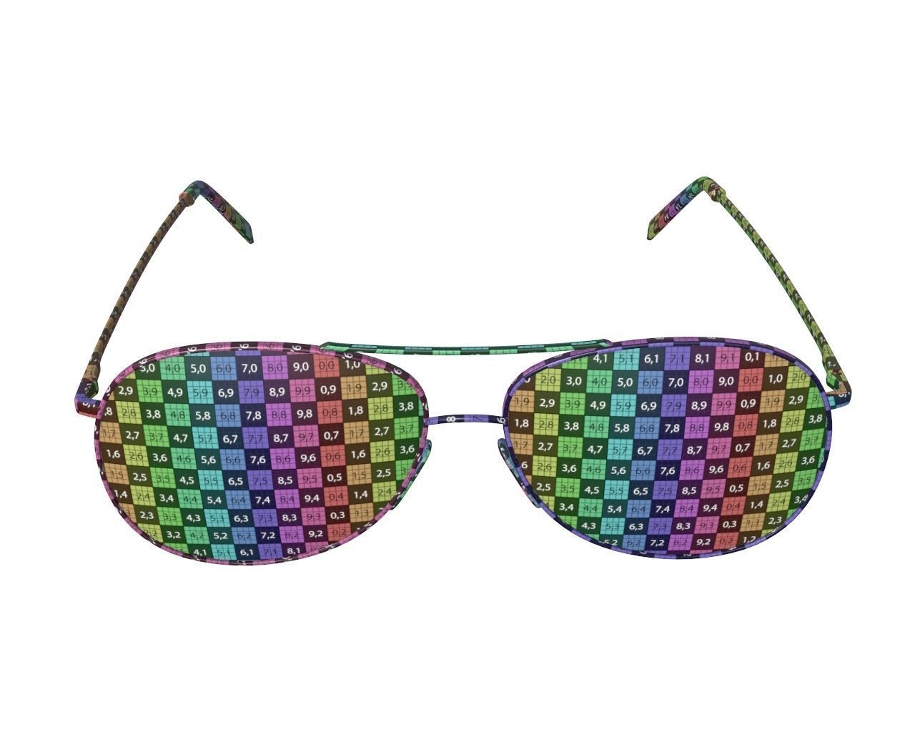 Sun glasses 04 3D model_12