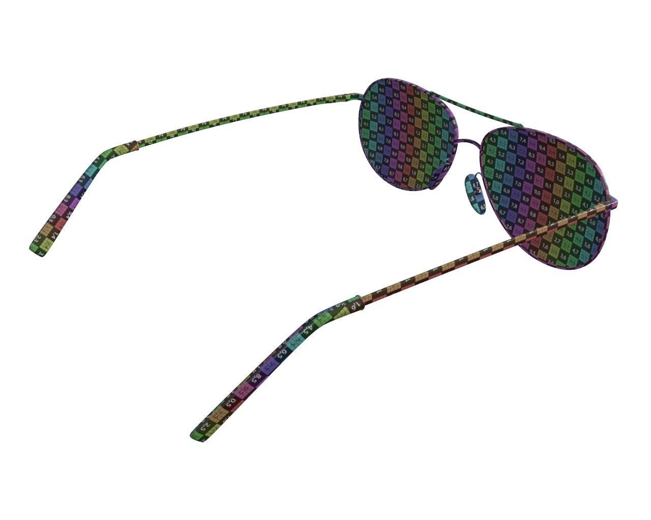 Sun glasses 04 3D model_10
