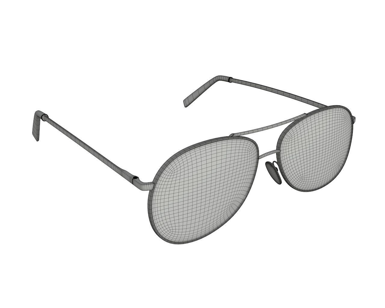 Sun glasses 04 3D model_5