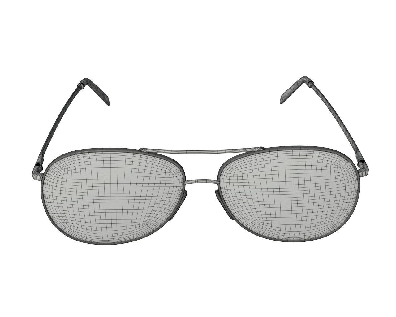 Sun glasses 04 3D model_8
