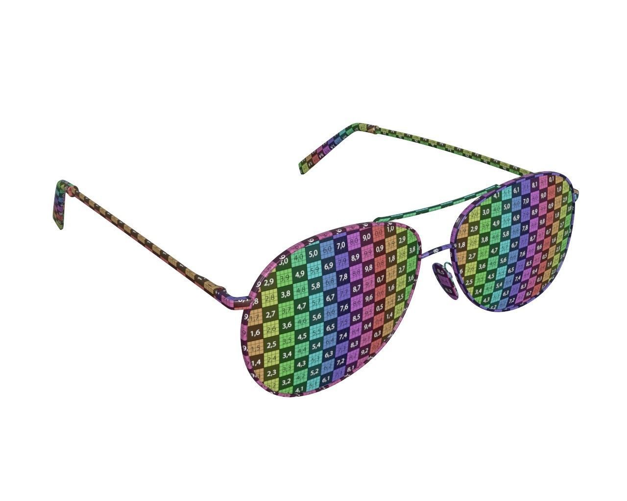 Sun glasses 04 3D model_9