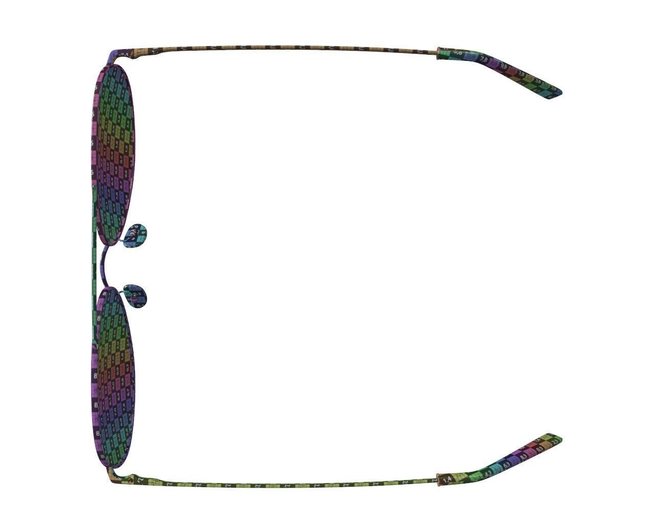 Sun glasses 04 3D model_11