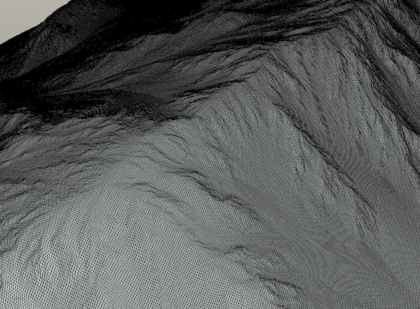 Corse Mountain - Terrain Landscape Low-poly 3D model_5