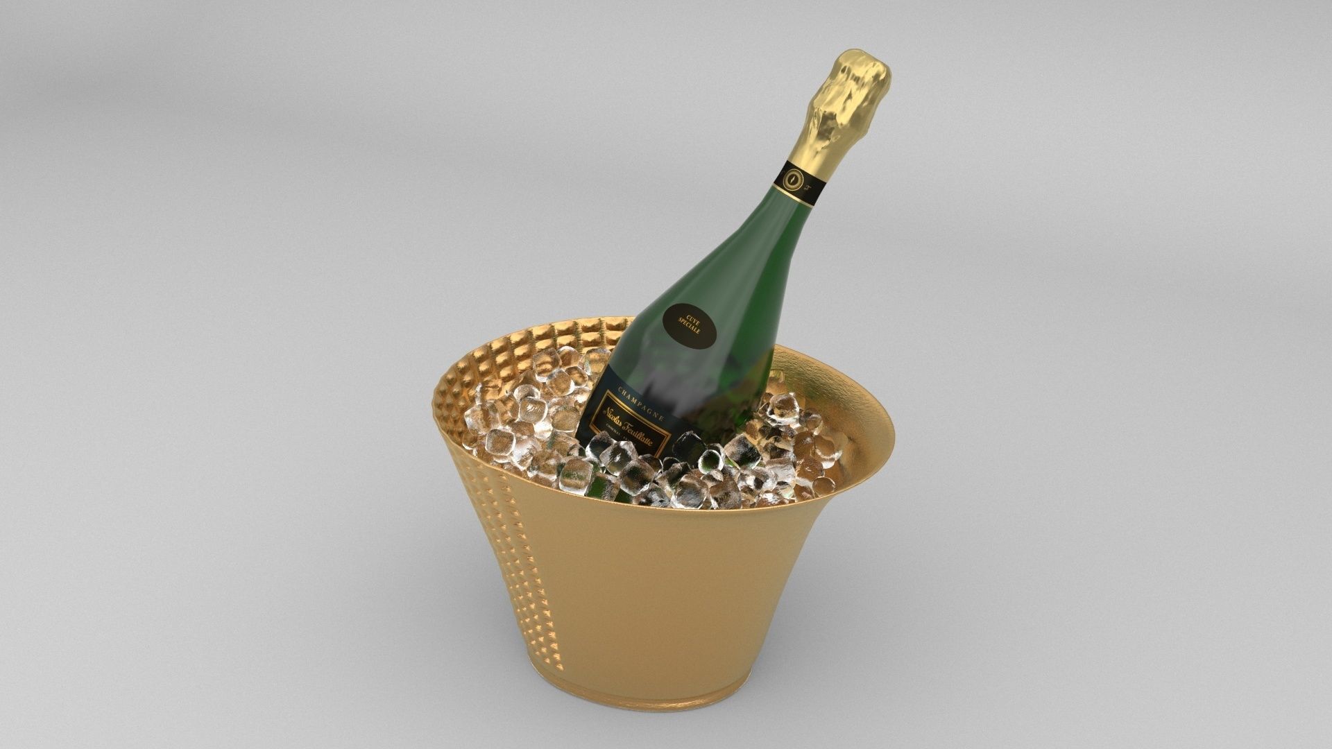 Nicolas Feuillatte All Champagne Bottles and Packages Pack 3D Model Collection_69