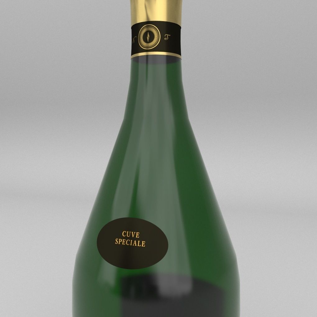 Nicolas Feuillatte All Champagne Bottles and Packages Pack 3D Model Collection_15