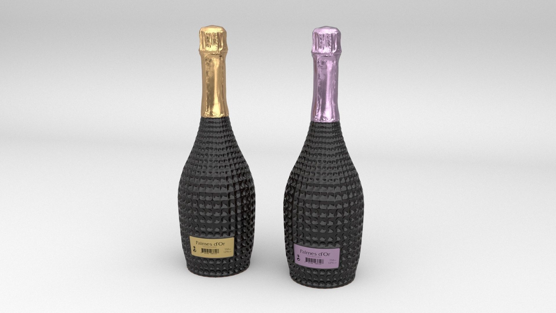 Nicolas Feuillatte All Champagne Bottles and Packages Pack 3D Model Collection_42