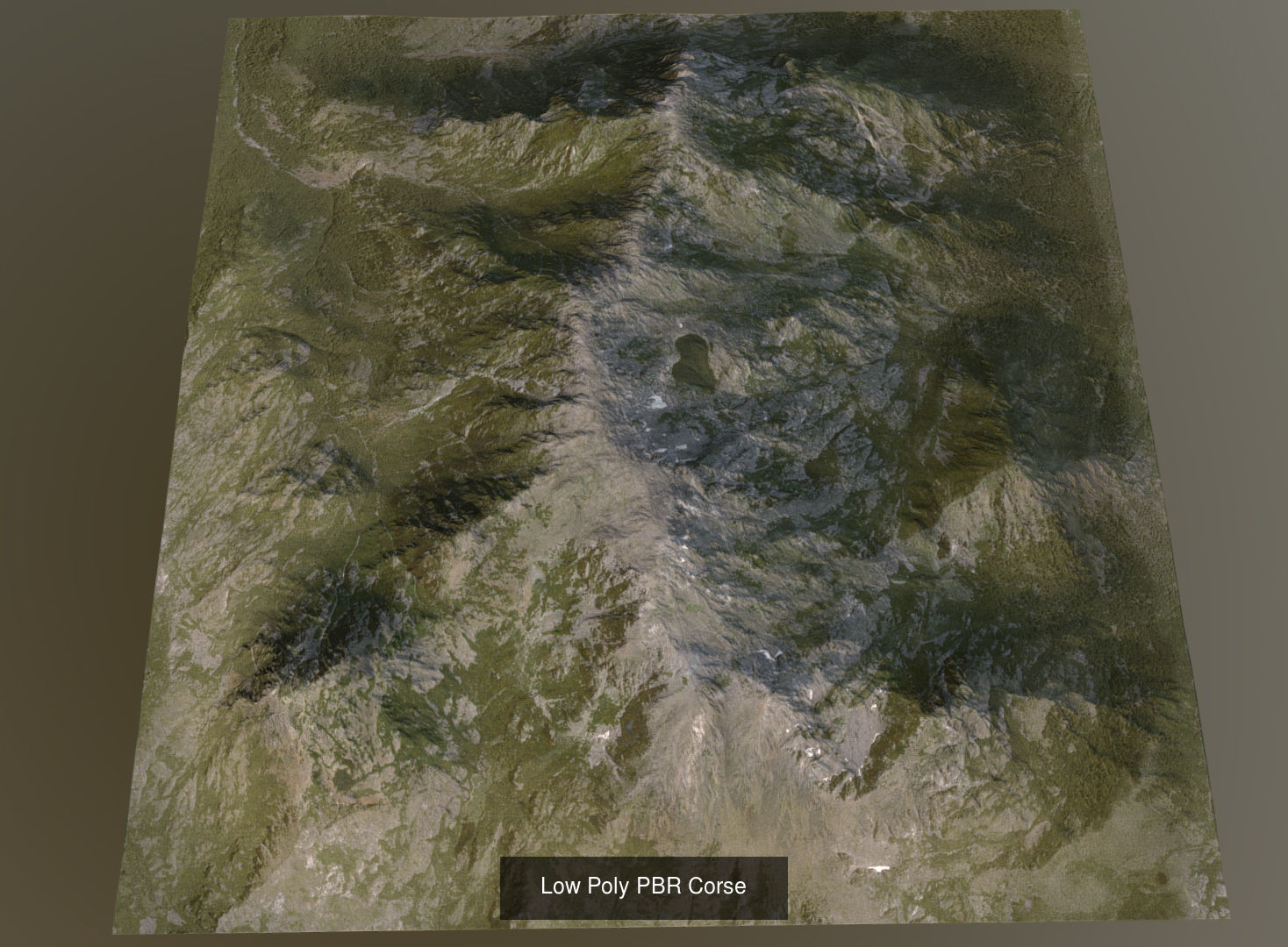 Terrains - 4 Mountain Ranges 3D Model Collection_4