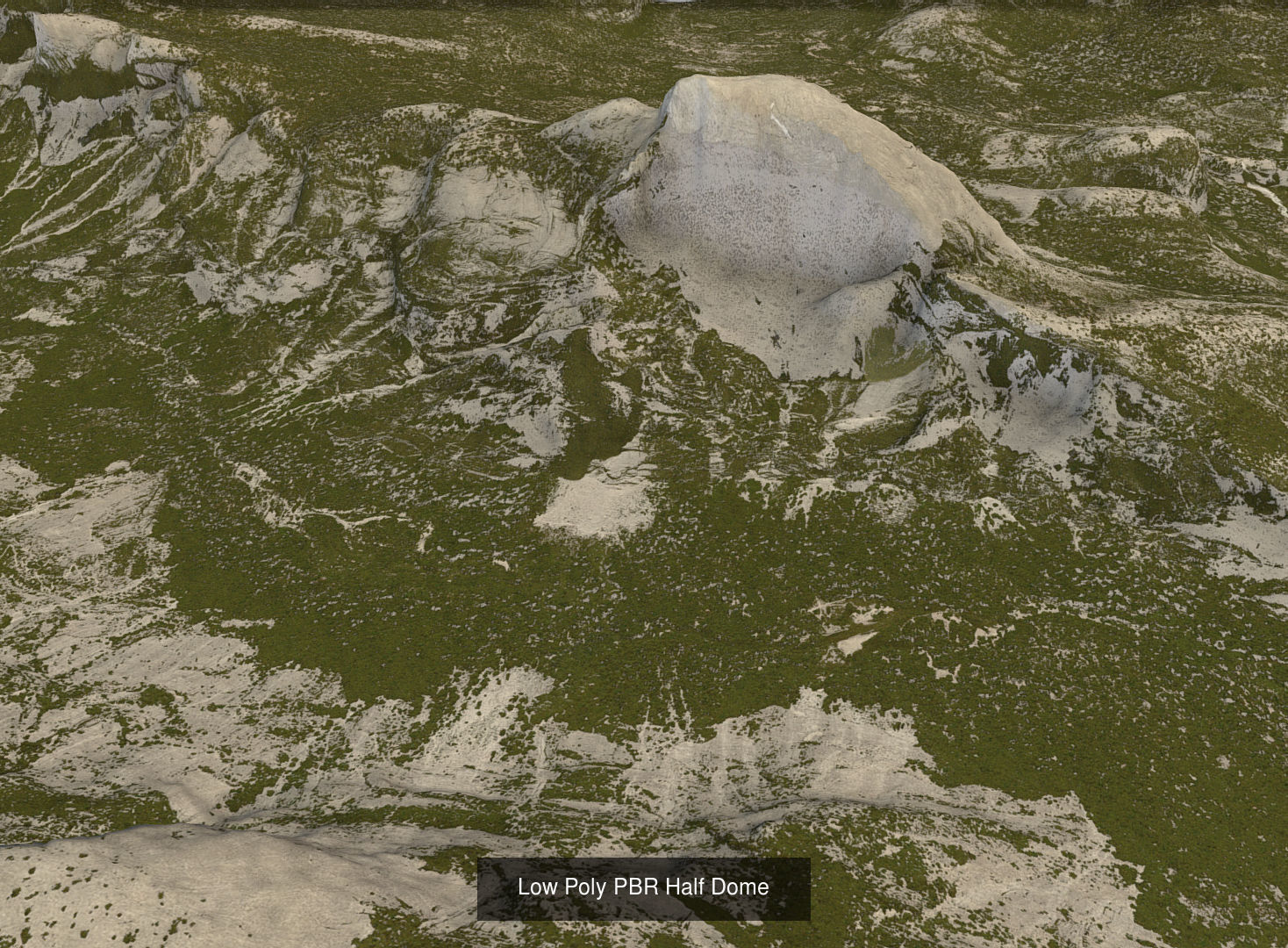 Terrains - 4 Mountain Ranges 3D Model Collection_1