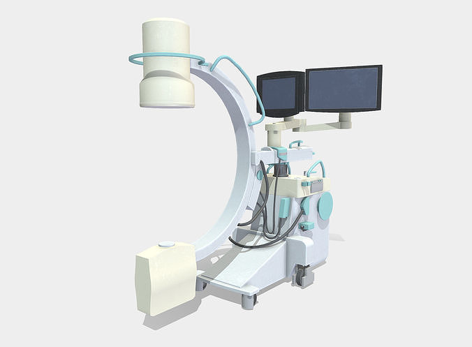 Portable X-Ray Low-poly 3D model