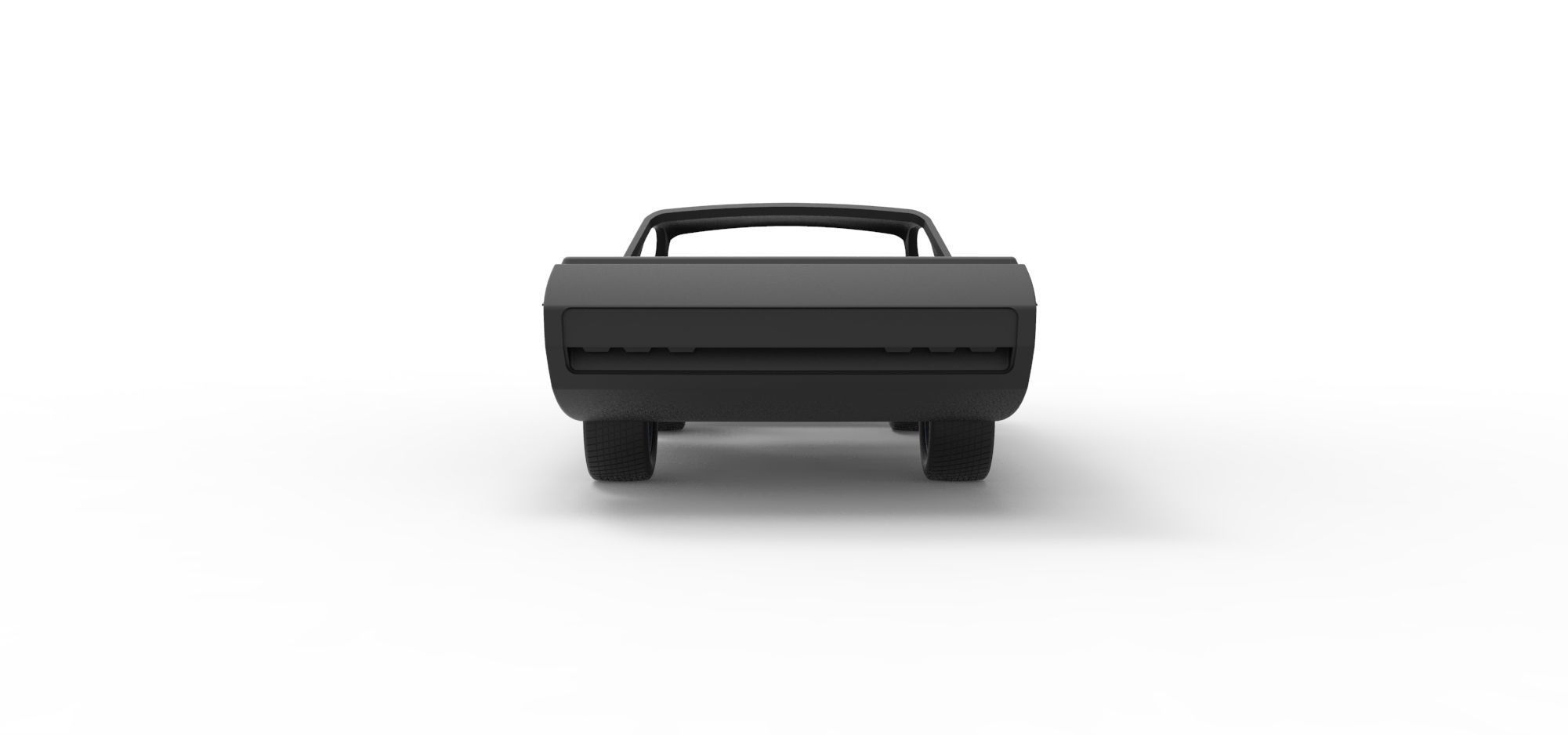 Shell and wheels model Dodge Deora Scale 1 to 24 3D print model_13