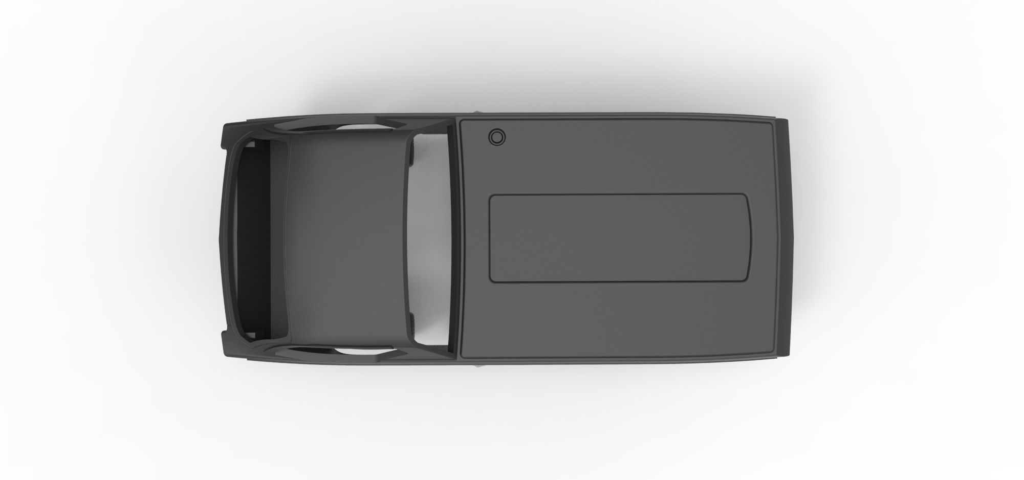 Shell and wheels model Dodge Deora Scale 1 to 24 3D print model_8