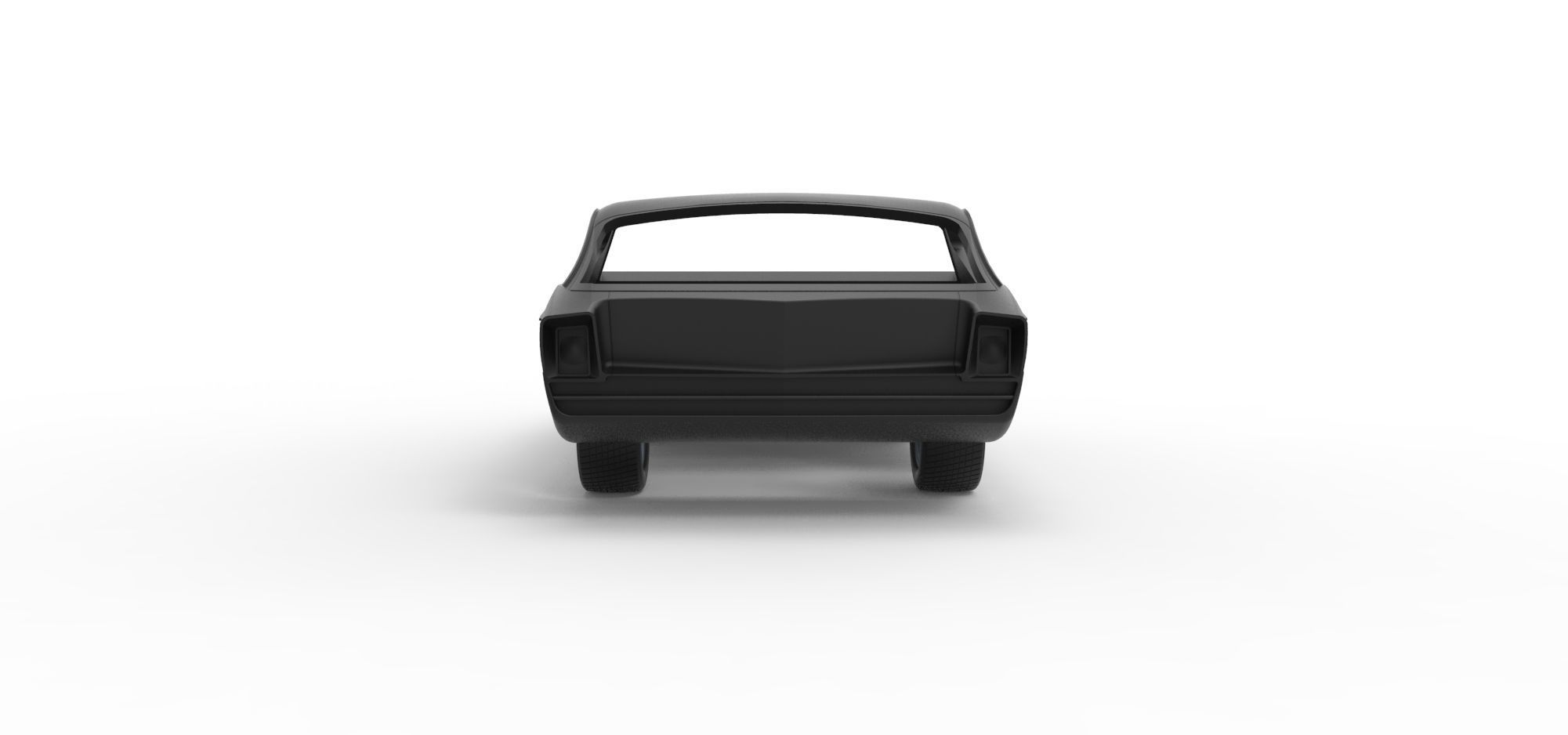 Shell and wheels model Dodge Deora Scale 1 to 24 3D print model_5