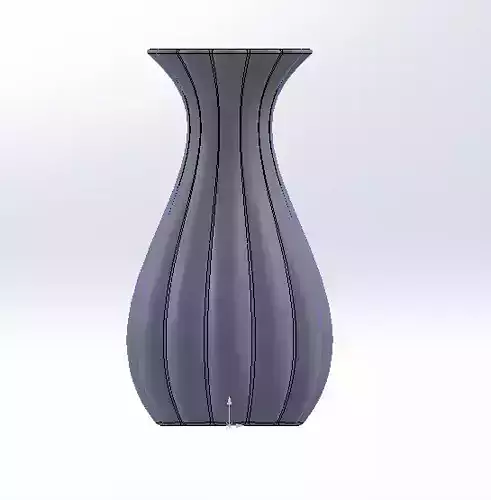 3D STL Model Flower Vase