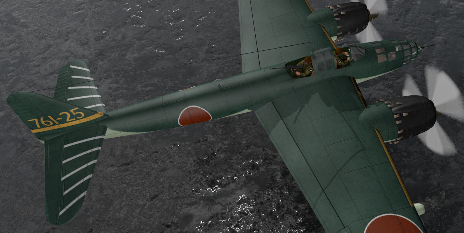 Yokosuka P1Y1 Ginga - aka Frances 3D model_10