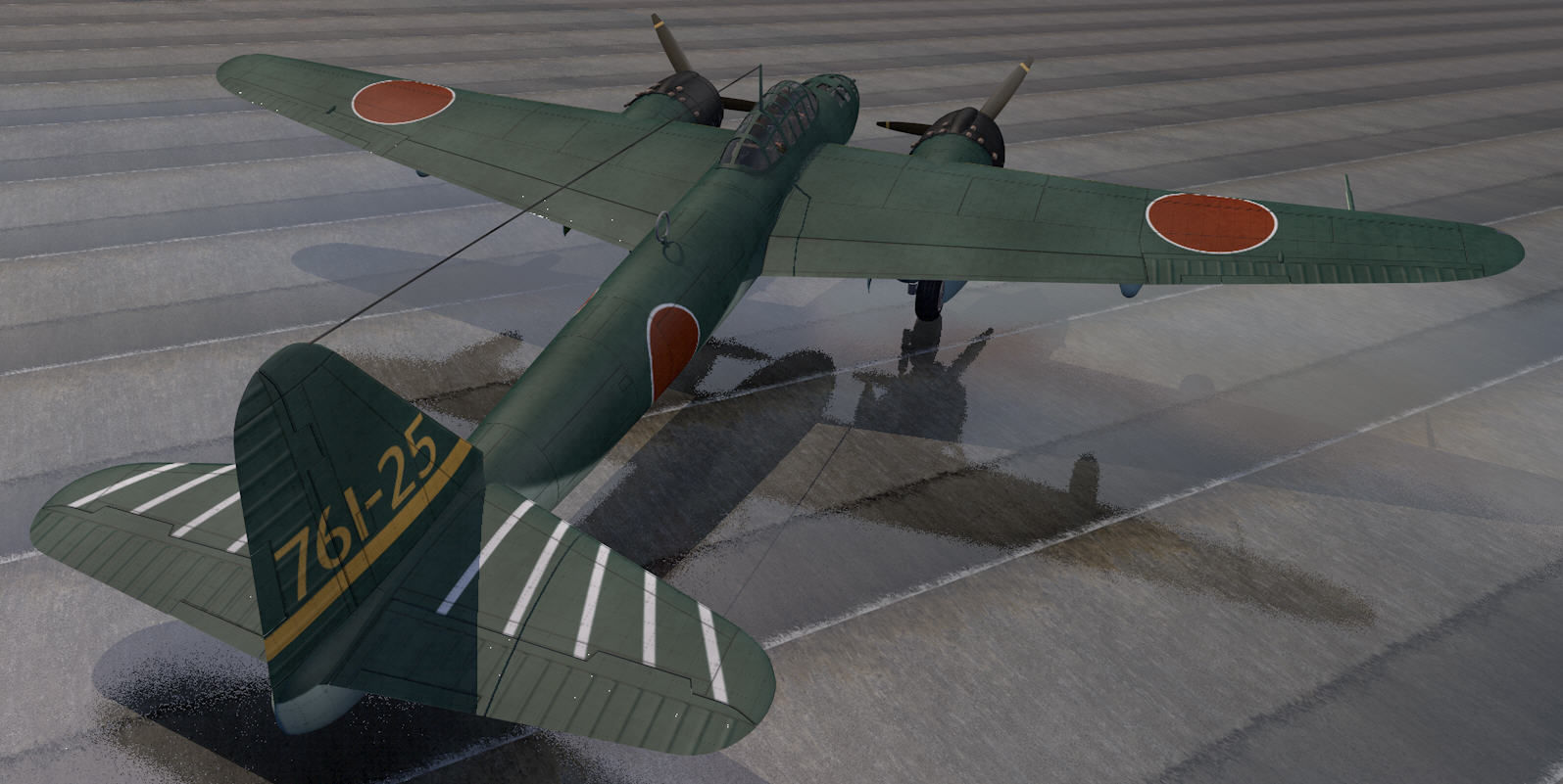 Yokosuka P1Y1 Ginga - aka Frances 3D model_4