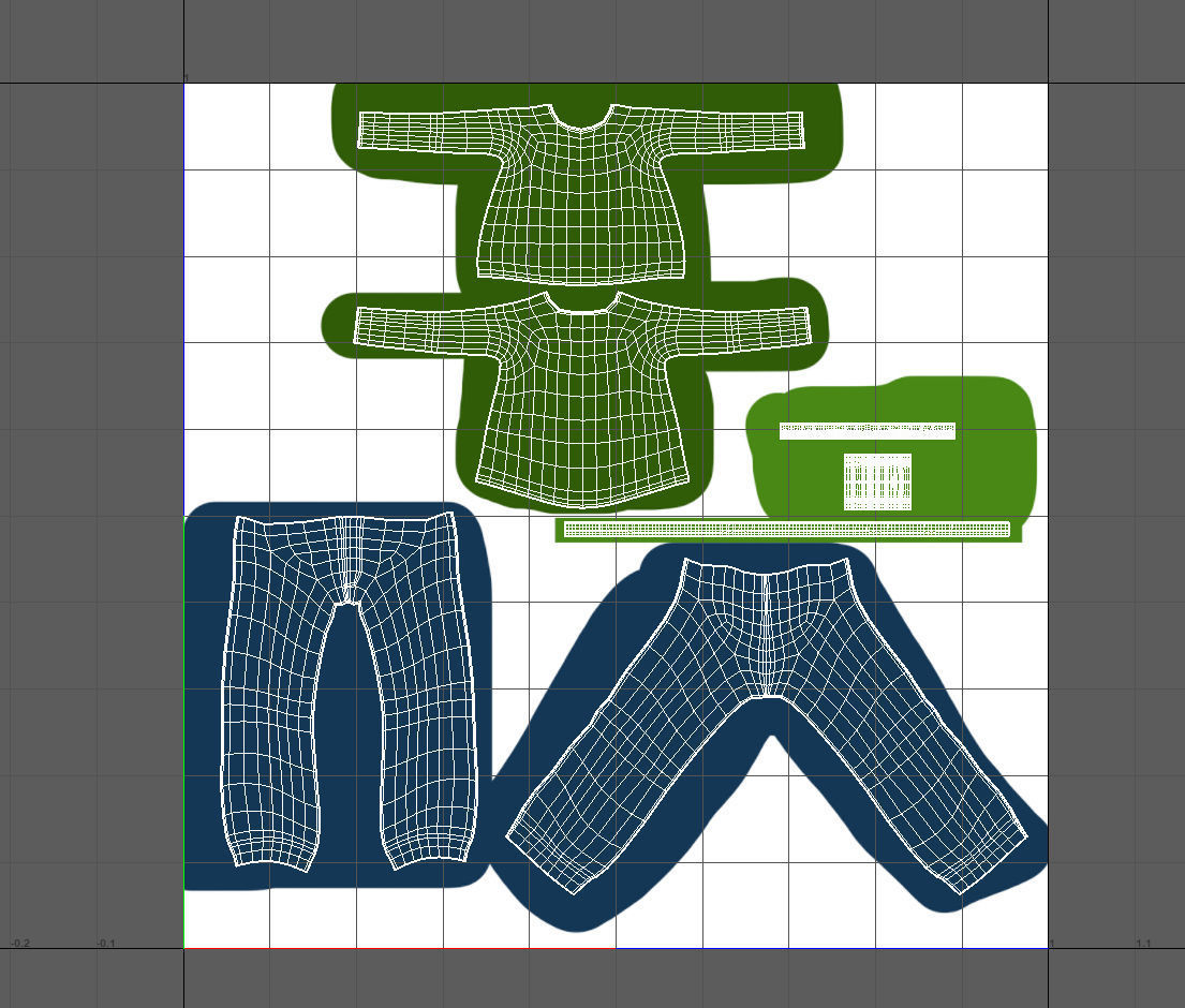 Cartoon Old Man 3D model_29