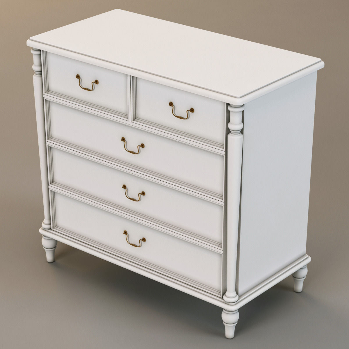 Laura Ashley commode 3D model_2