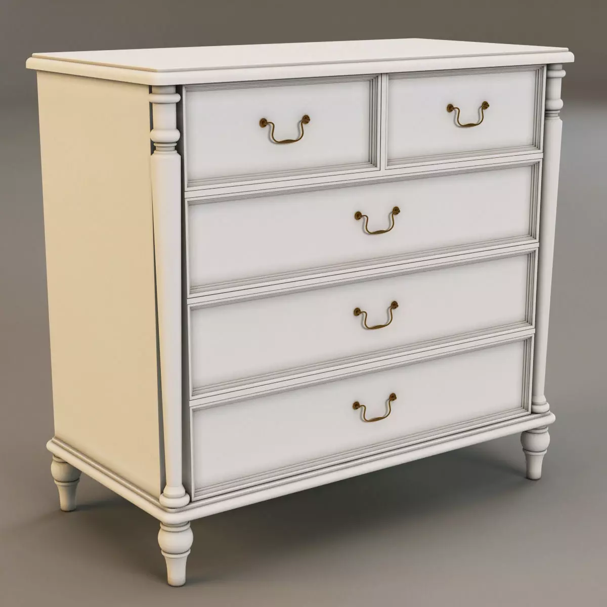 Laura Ashley commode 3D model_0