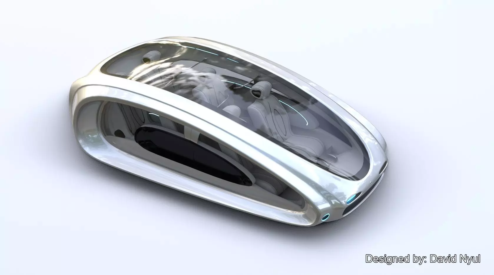 Affekta Futurex Sci-Fi  BEST DESIGN Future Concept Cyberpunk Car 3D model_0