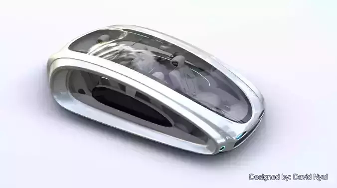 Affekta Futurex Sci-Fi  BEST DESIGN Future Concept Cyberpunk Car 3D model