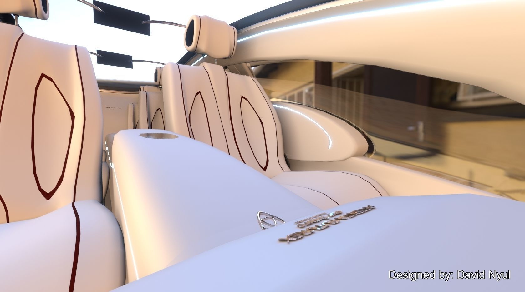 Affekta Futurex Sci-Fi  BEST DESIGN Future Concept Cyberpunk Car 3D model_16