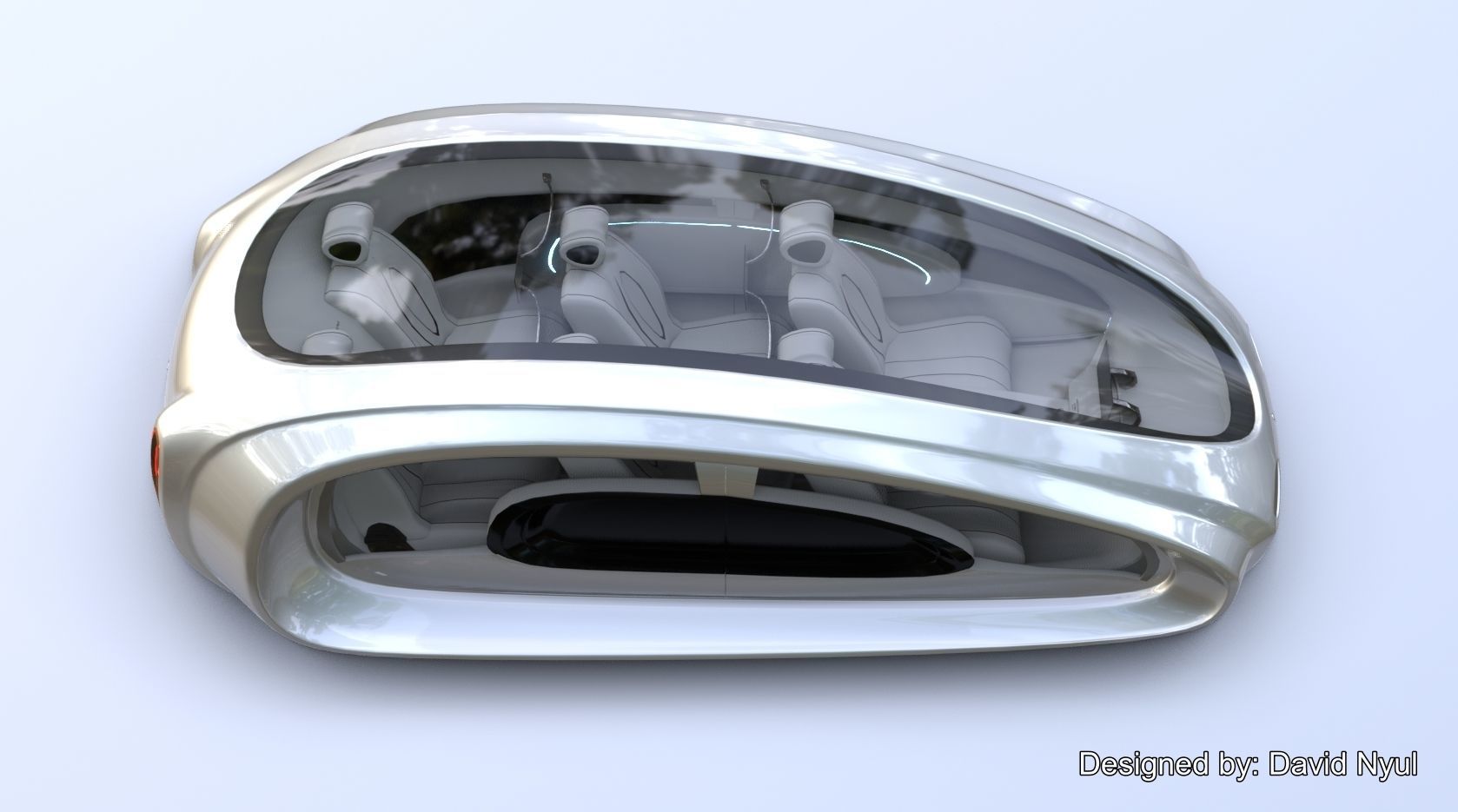 Affekta Futurex Sci-Fi  BEST DESIGN Future Concept Cyberpunk Car 3D model_14