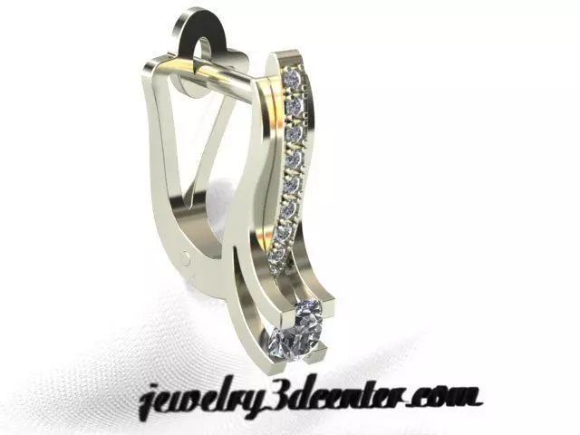 earrings ER 41 3D print model