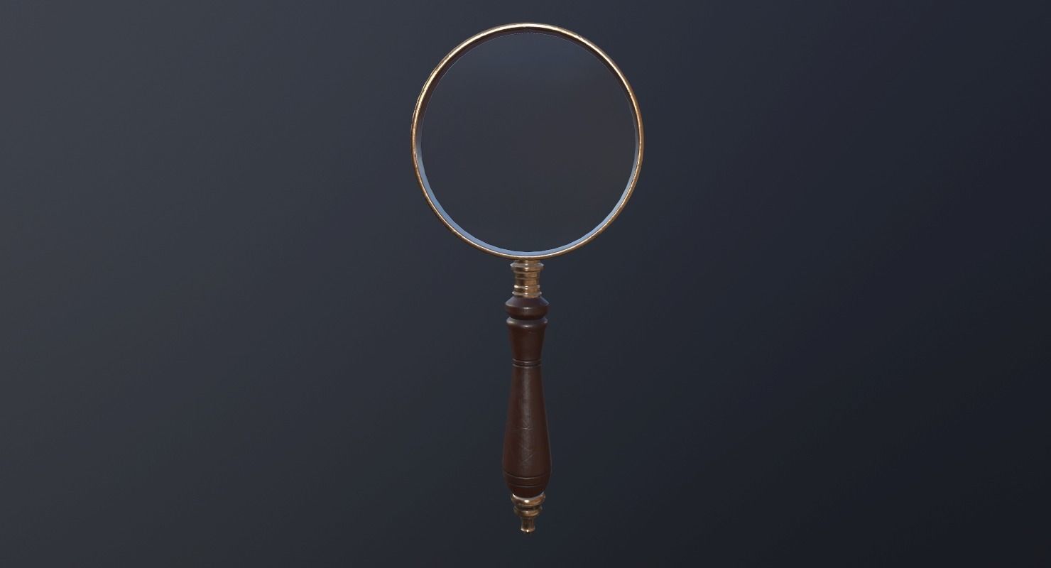 Magnifying Glass - PBR Game Ready Low-poly 3D model_15