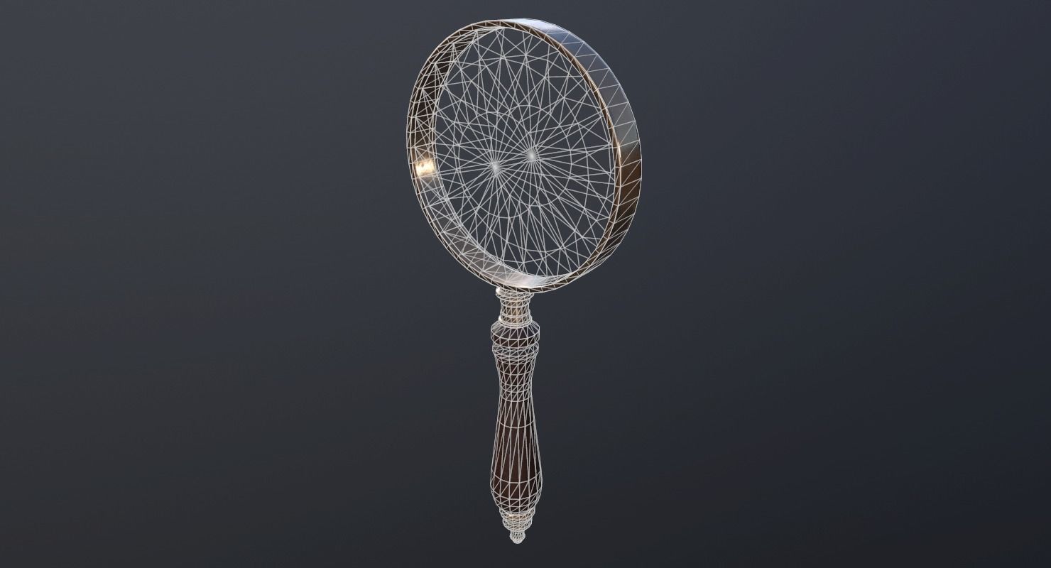 Magnifying Glass - PBR Game Ready Low-poly 3D model_17