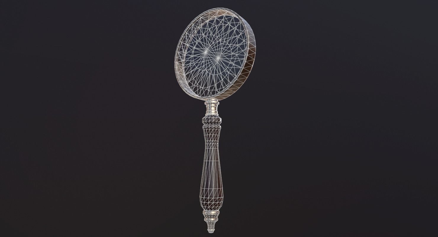 Magnifying Glass - PBR Game Ready Low-poly 3D model_16