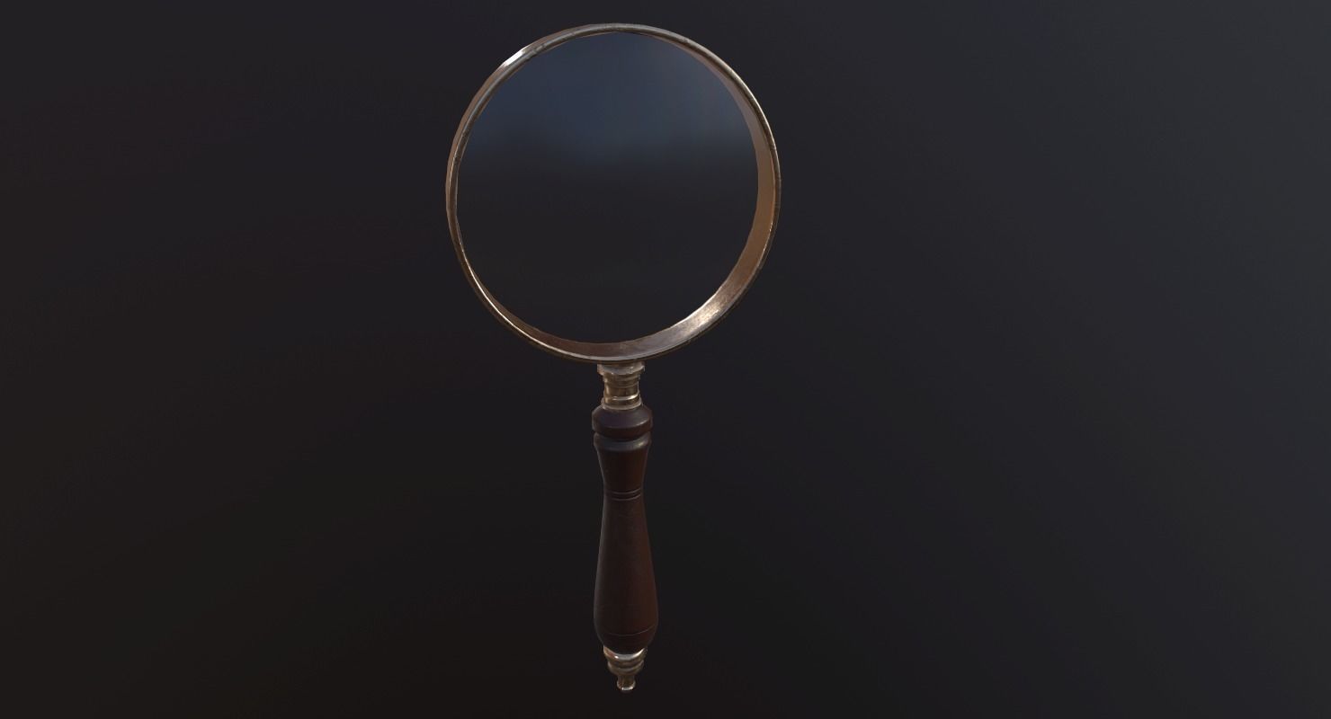 Magnifying Glass - PBR Game Ready Low-poly 3D model_1