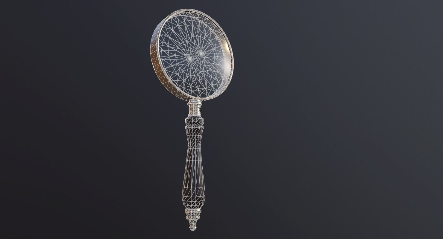 Magnifying Glass - PBR Game Ready Low-poly 3D model_18