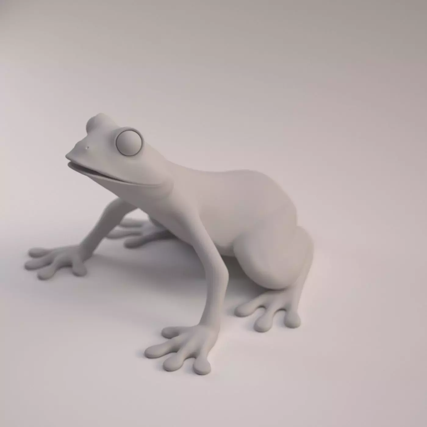 Frog model 3D print model_0