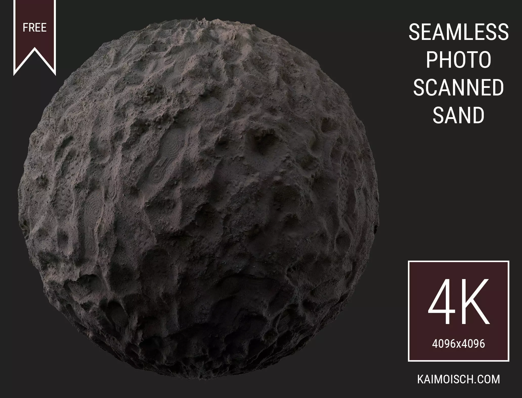 3D Scanned Seamless Sand Footprints Texture_0