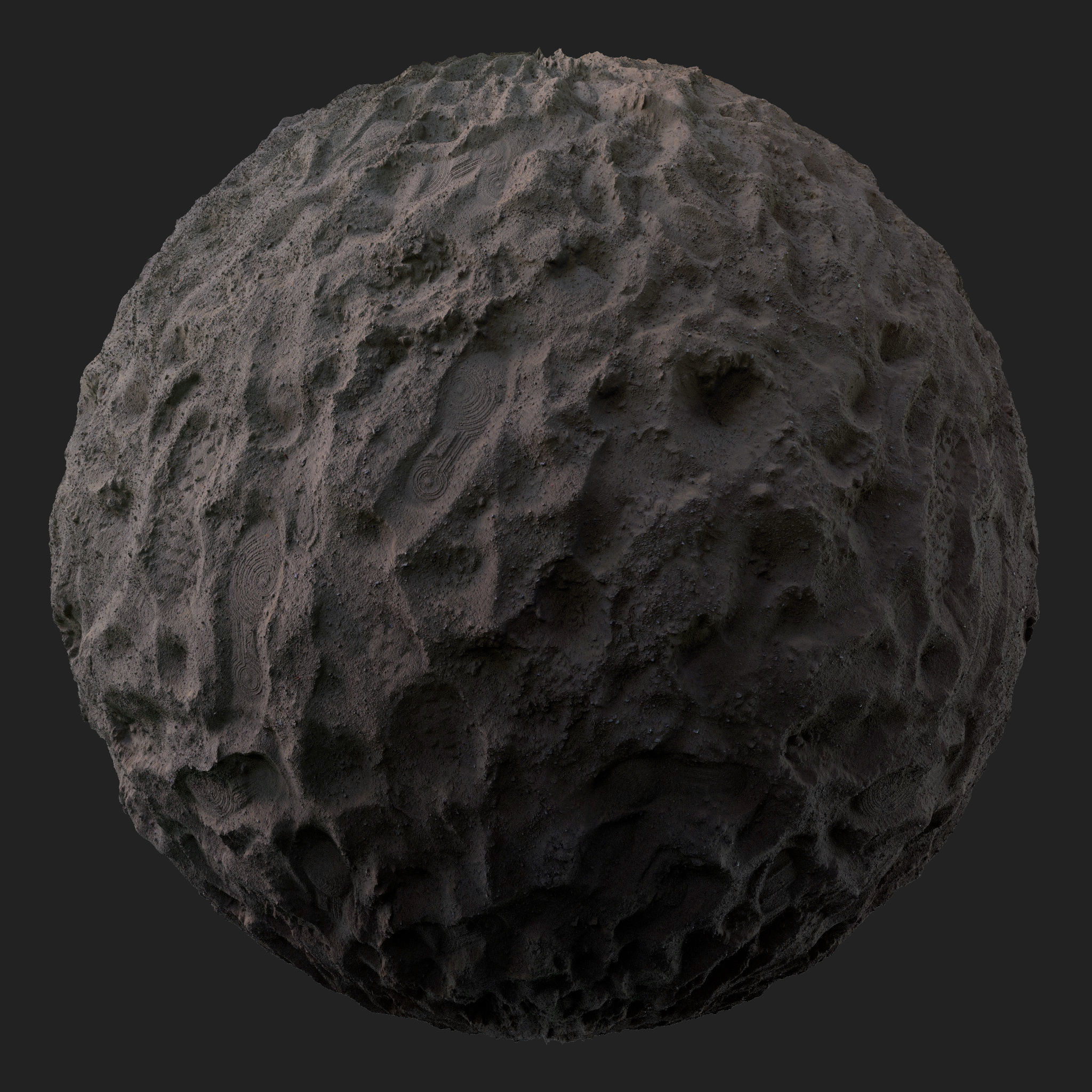 3D Scanned Seamless Sand Footprints Texture_2