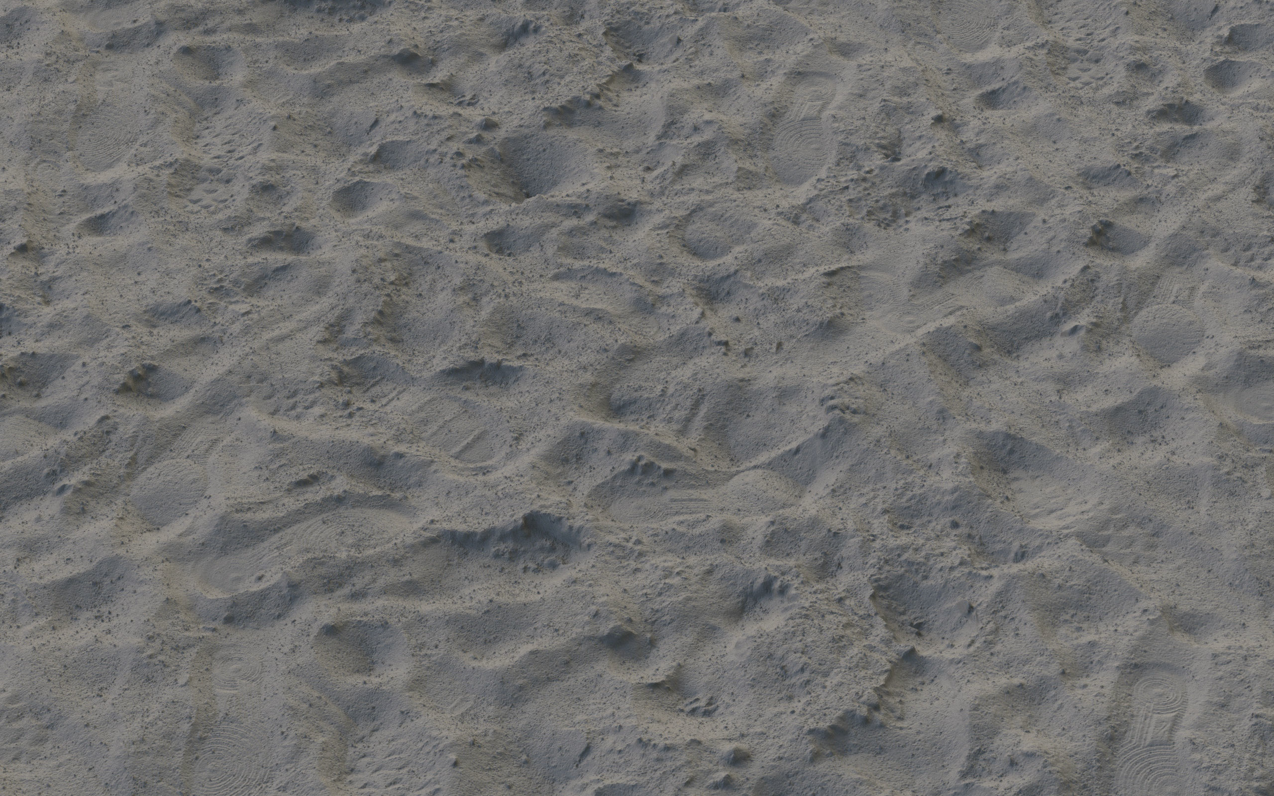 3D Scanned Seamless Sand Footprints Texture_5