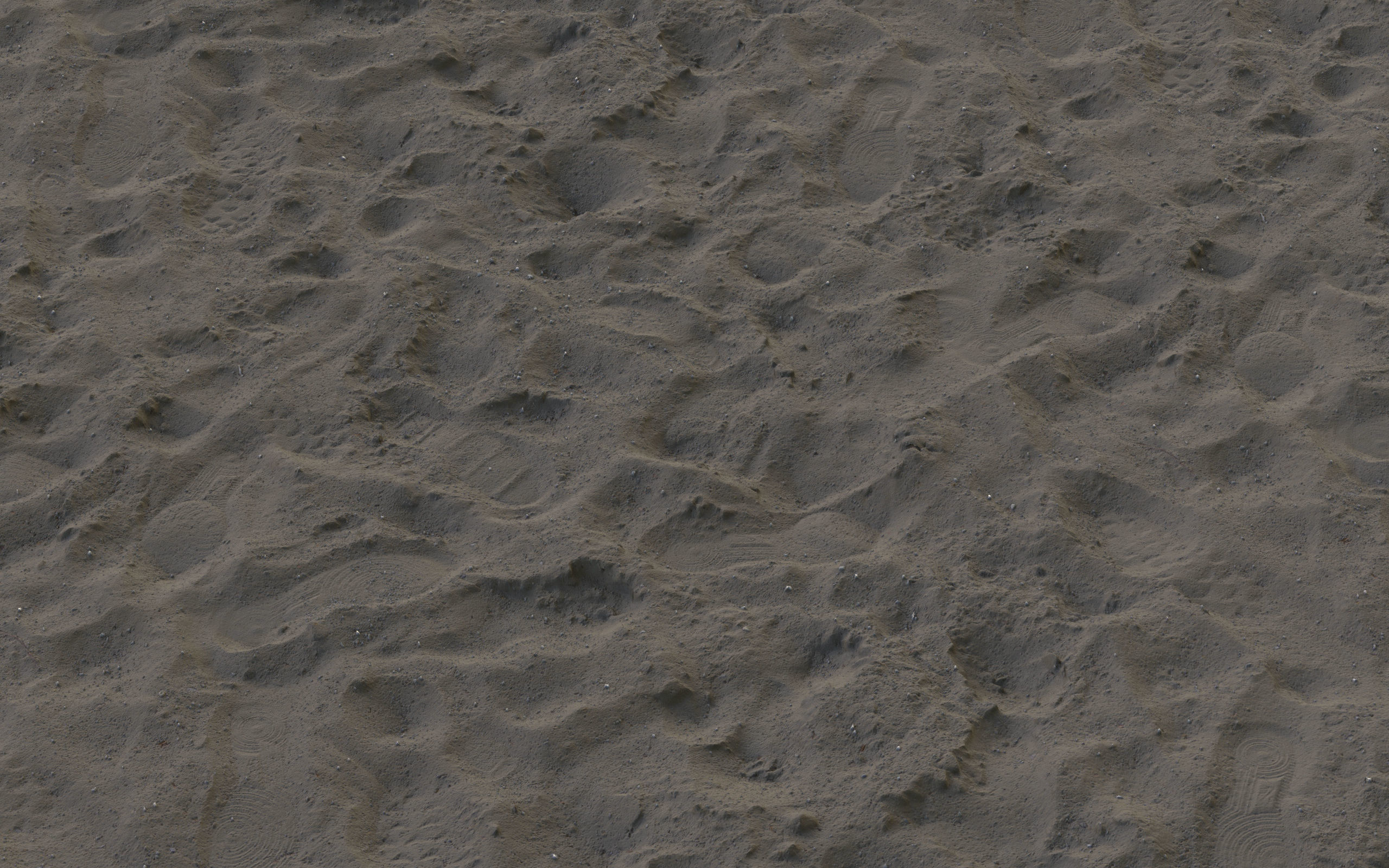3D Scanned Seamless Sand Footprints Texture_4