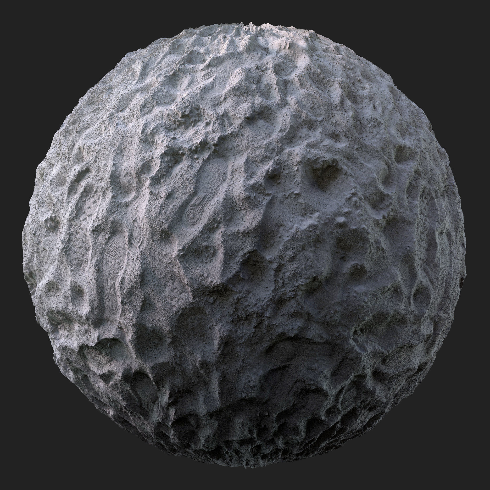 3D Scanned Seamless Sand Footprints Texture_3