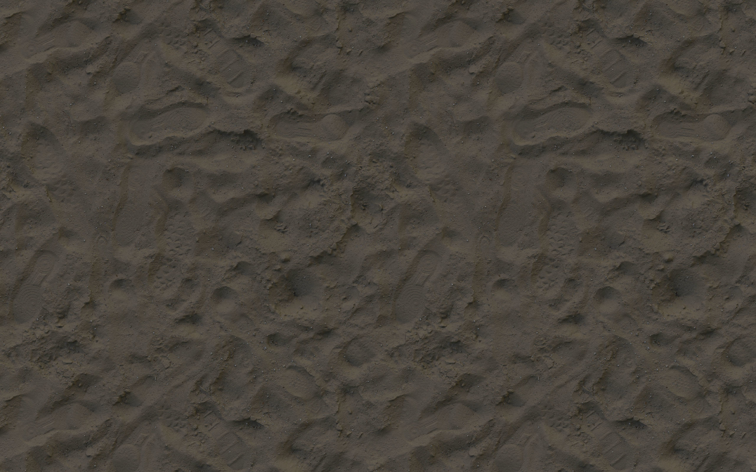 3D Scanned Seamless Sand Footprints Texture_6