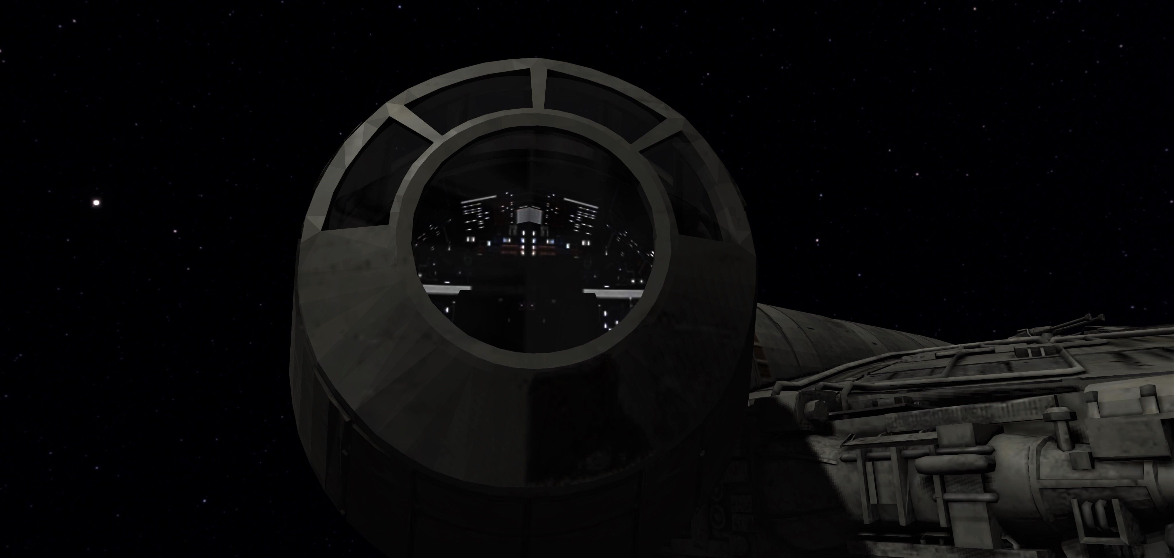 STAR WARS - MILLENNIUM FALCON - 20190729 Low-poly 3D model_17