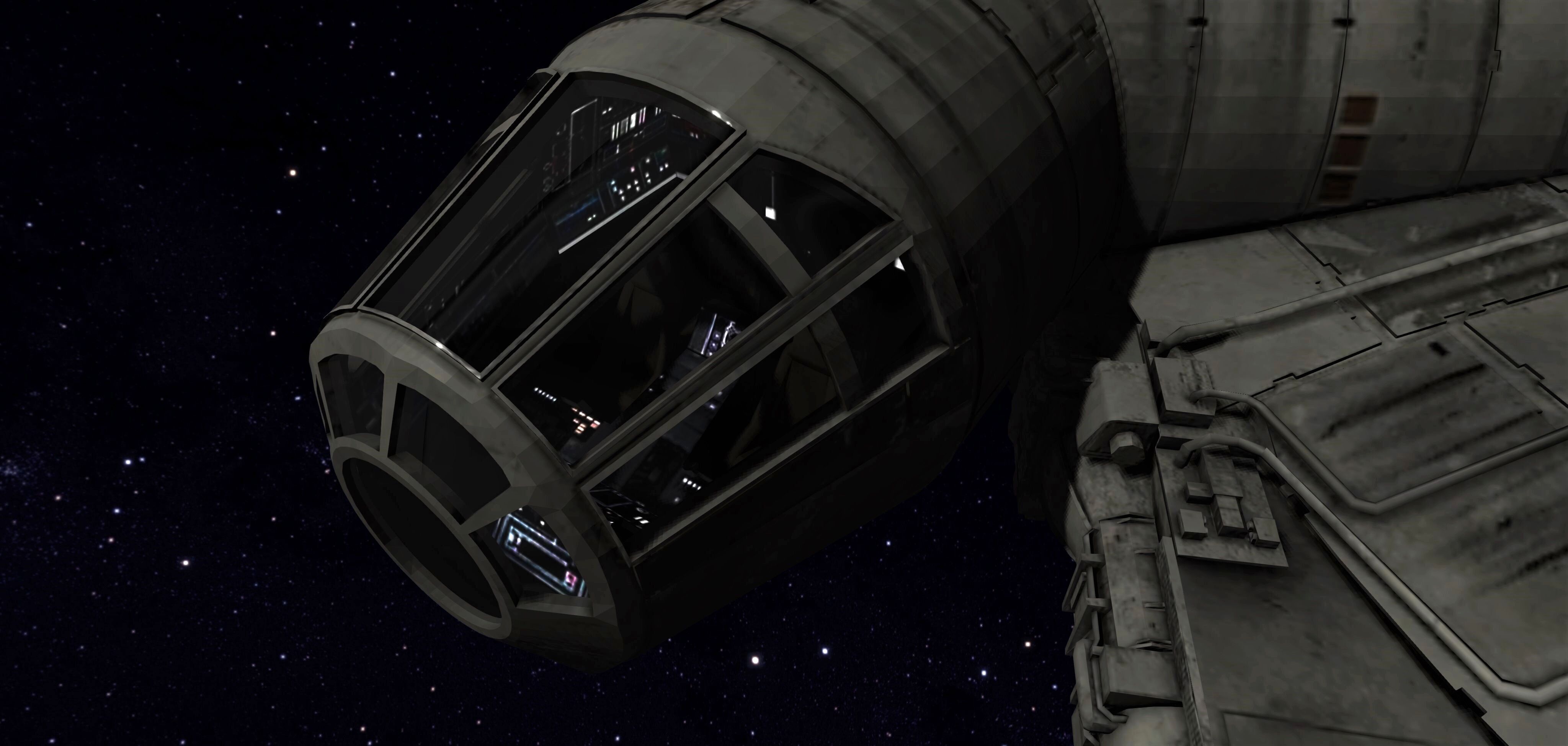 STAR WARS - MILLENNIUM FALCON - 20190729 Low-poly 3D model_16