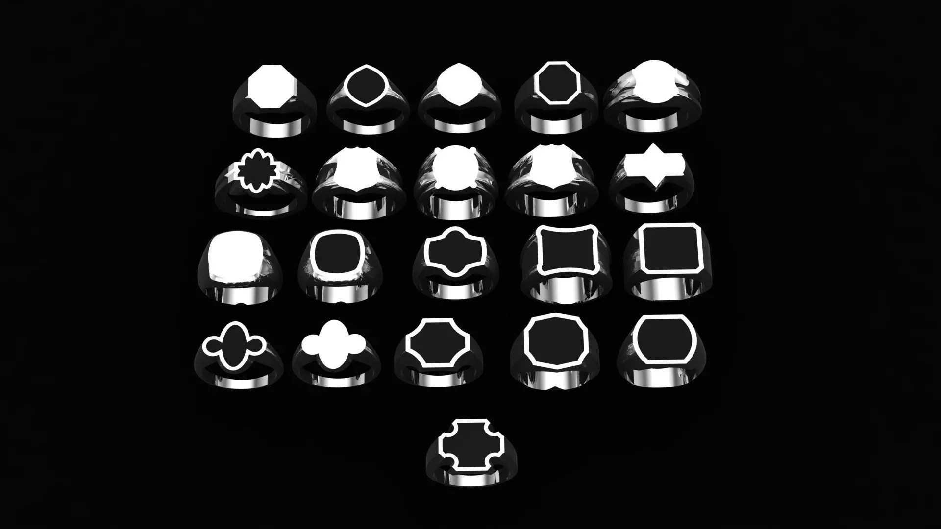 Men ring 21 model 3D print model_0