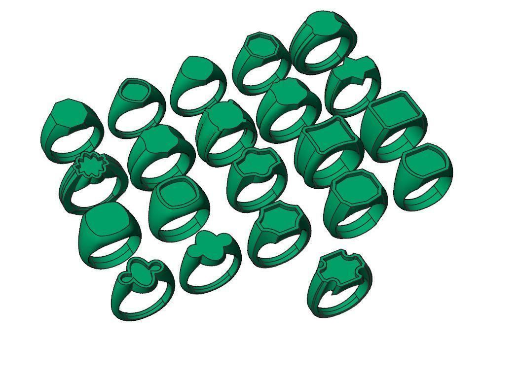 Men ring 21 model 3D print model_1