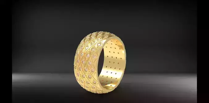 Rich ring with beautiful stones