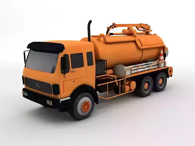  Industrial Vacuum Truck Mercedes