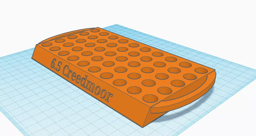 Creedmoor Reloading Tray With Handles 3D model
