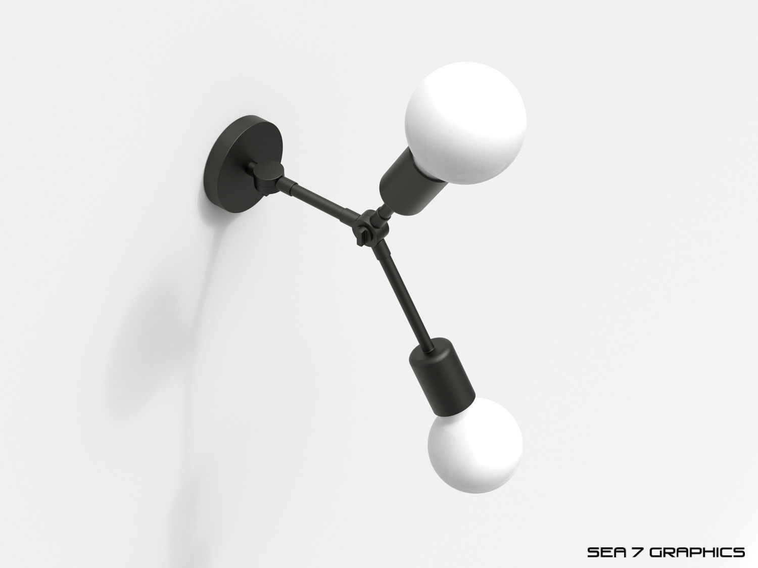 Wall Lamp Nowodvorski Twig 3D model_1